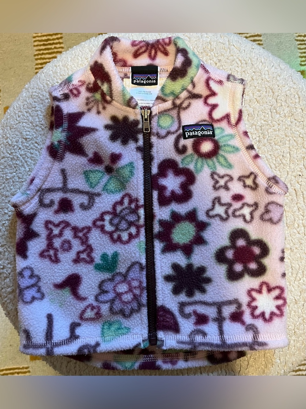 Patagonia Floral Fleece Vest
